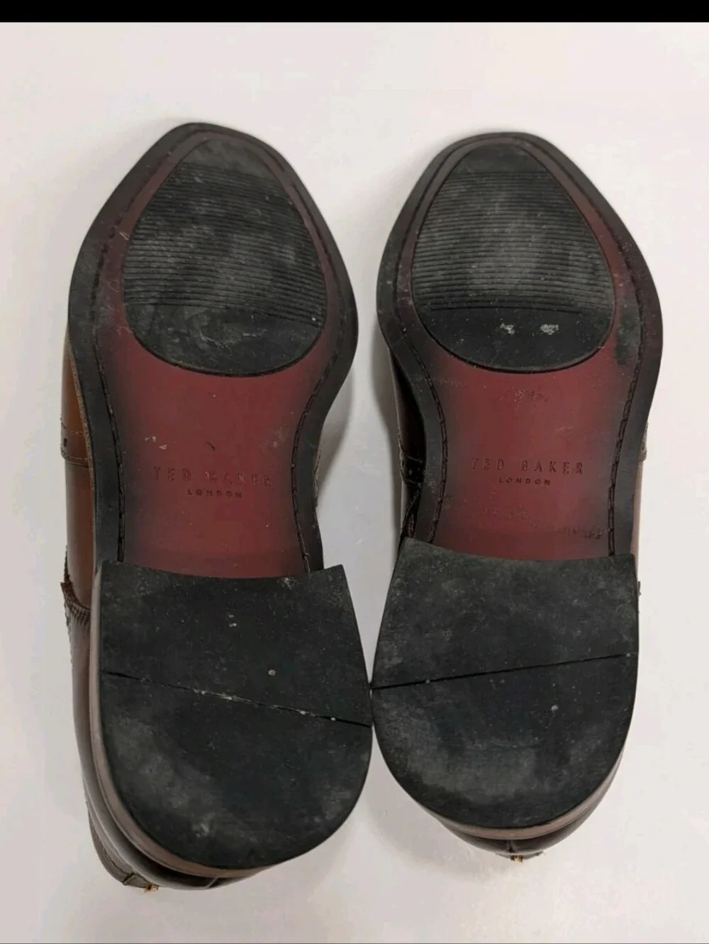 Ted Baker London Waldem Broque Chukka Ankle Boots 11 Brown Wing Tip